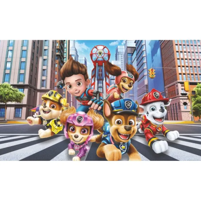 Wall Decals<SmileMakers Paw Patrol The Movie Peel & Stick Mural - Office Décor from