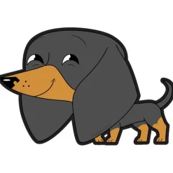 Wall Decals<SmileMakers Playful Pets Dachshund Wall Decal - Office Décor  from