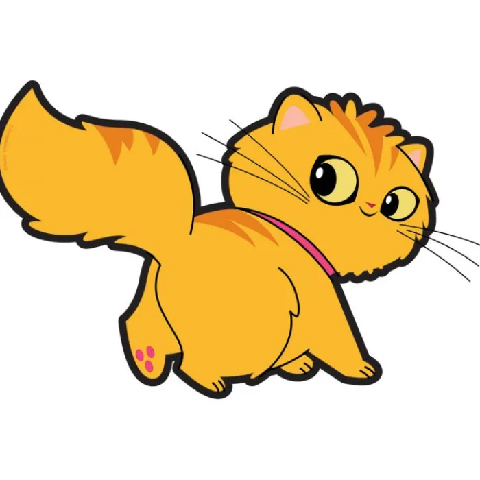 Wall Decals<SmileMakers Playful Pets Walking Cat Wall Decal - Office Décor from