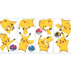 Wall Decals<SmileMakers Pokémon Pikachu Wall Decals - Office Décor from