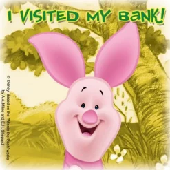 Disney Stickers | Character Stickers<SmileMakers Pooh Bank Stickers - Character Stickers from
