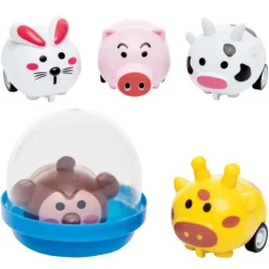 Vehicles | Toys<SmileMakers Pullback Animals in 2" Capsules - Capsule Toys from