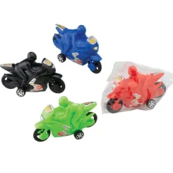 Vehicles | Latex Free Toys<SmileMakers Pullback Motorcycle Racers - Toy Vehicles from