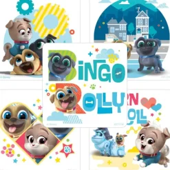 Disney Stickers | Character Stickers<SmileMakers Puppy Dog Pals Born to Roll Stickers - Stickers from