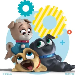 Disney Stickers | Character Stickers<SmileMakers Puppy Dog Pals Born to Roll Stickers - Stickers from