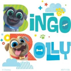 Disney Stickers | Character Stickers<SmileMakers Puppy Dog Pals Born to Roll Stickers - Stickers from
