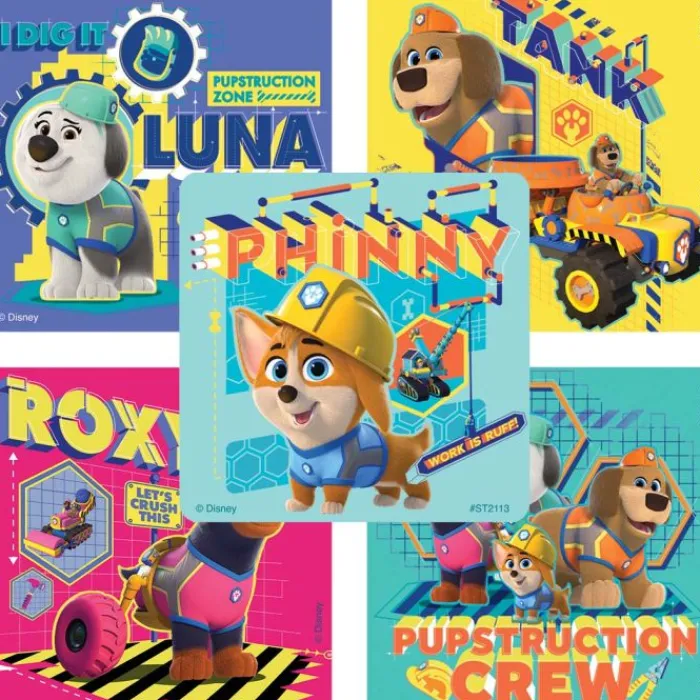 Disney Stickers | Character Stickers<SmileMakers Pupstruction Stickers - Stickers from