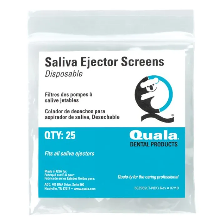 Dental Practice Essentials<Quala Saliva Ejector Screens - Treatment Supply from SmileMakers