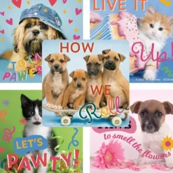 Character Stickers<SmileMakers Rachael Hale Let's Pawty Stickers - Stickers from