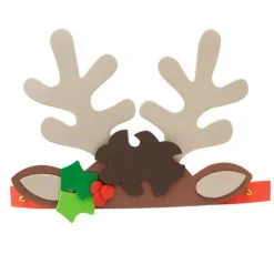 Christmas | Individually Wrapped Toys<SmileMakers Reindeer Antler Headband Craft Kits - Craft Kits from