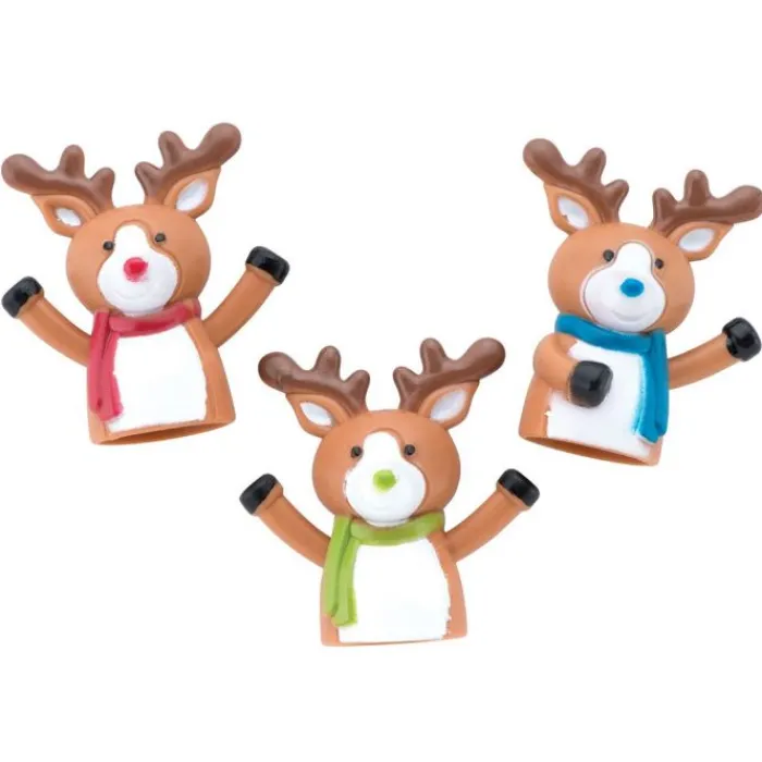 Christmas | Toys<SmileMakers Reindeer Finger Puppets - Finger Puppets from