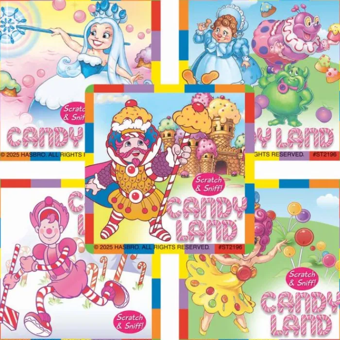 Stickers | Character Stickers<SmileMakers Retro Candy Land Scented Stickers - Stickers From