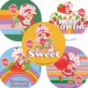 Stickers | Character Stickers<SmileMakers Retro Strawberry Shortcake Scented Stickers - Stickers from