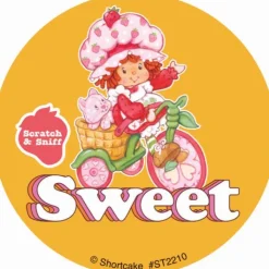 Stickers | Character Stickers<SmileMakers Retro Strawberry Shortcake Scented Stickers - Stickers from