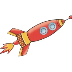 Wall Decals<SmileMakers Rocket Giant Wall Decals - Office Décor from