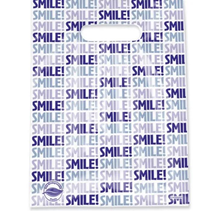 Take Home Bags | Take Home Bags<SmileMakers Scatter Oxo-biodegradable Smile Bags - Take Home Bags from