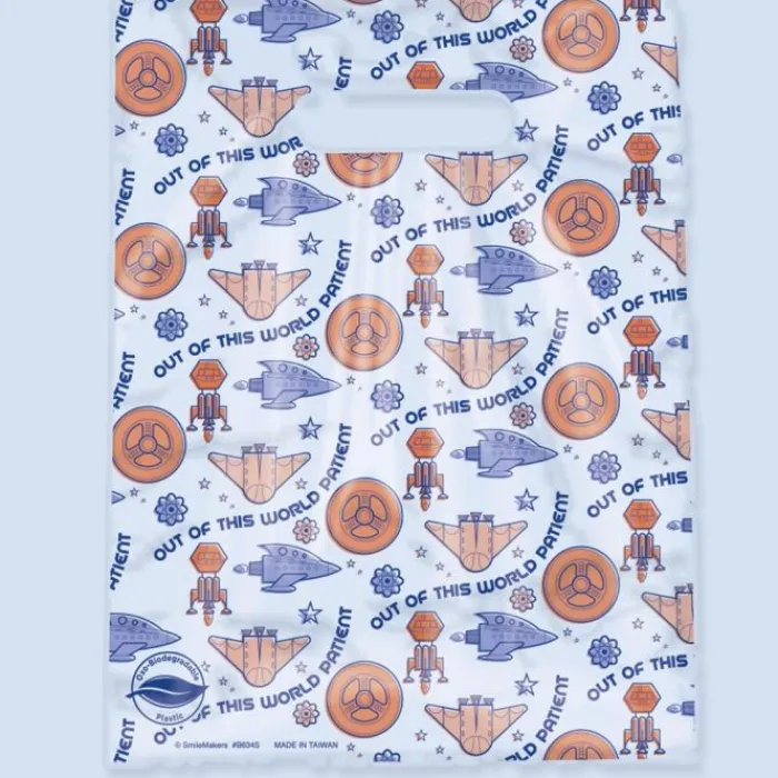 Take Home Bags | Take Home Bags<SmileMakers Scatter Oxobiodegradable Space Patient Bags - Take Home Bags from