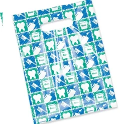 Take Home Bags | Take Home Bags<SmileMakers Scatter Print Floss Block Bags - Scatter Dental Bags from