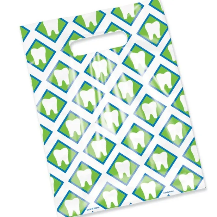 Take Home Bags | Take Home Bags<SmileMakers Scatter Print Tooth Designs Bags - Scatter Dental Bags from