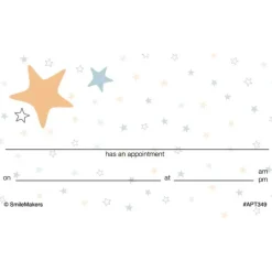 Appointment Cards<SmileMakers Scatter Stars Appointment Cards - Appointment Cards from