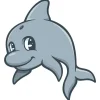 Wall Decals<SmileMakers Sea Life Pals Dolphin Wall Decal - Office Decor from