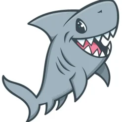 Wall Decals<SmileMakers Sea Life Pals Shark Wall Decal - Office Decor from