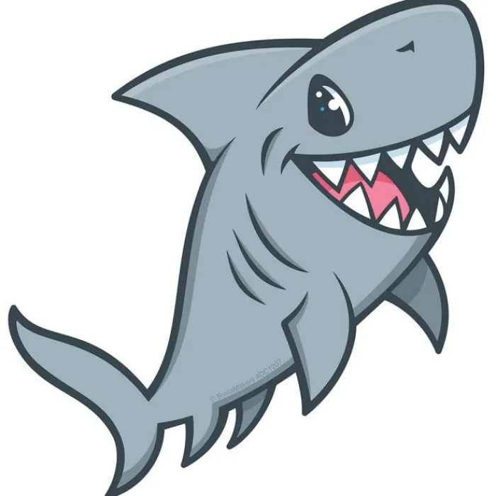 Wall Decals<SmileMakers Sea Life Pals Shark Wall Decal - Office Decor from