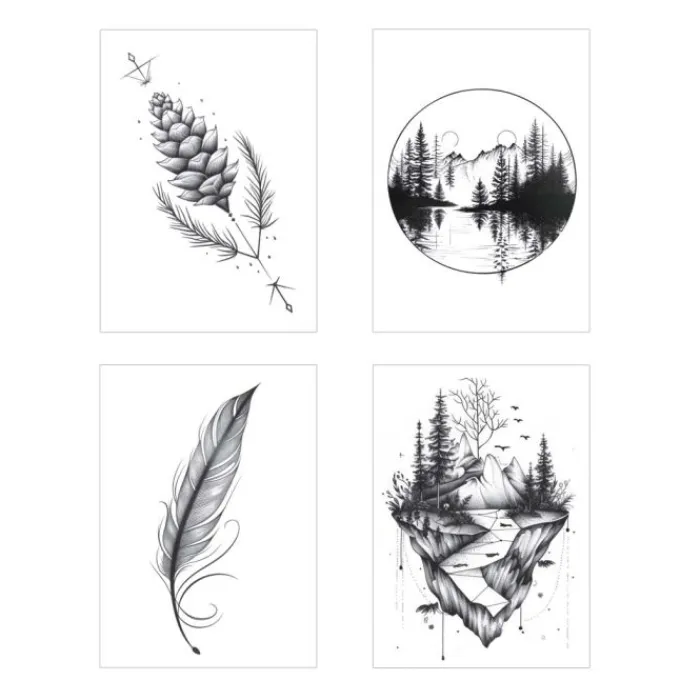 Toys | Toys & Prizes<SmileMakers Serene Nature Temporary Tattoos - Temporary Tattoos from