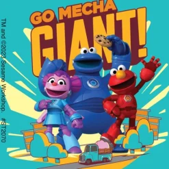 Character Stickers<SmileMakers Sesame Street Mecha Builders Stickers - Stickers from