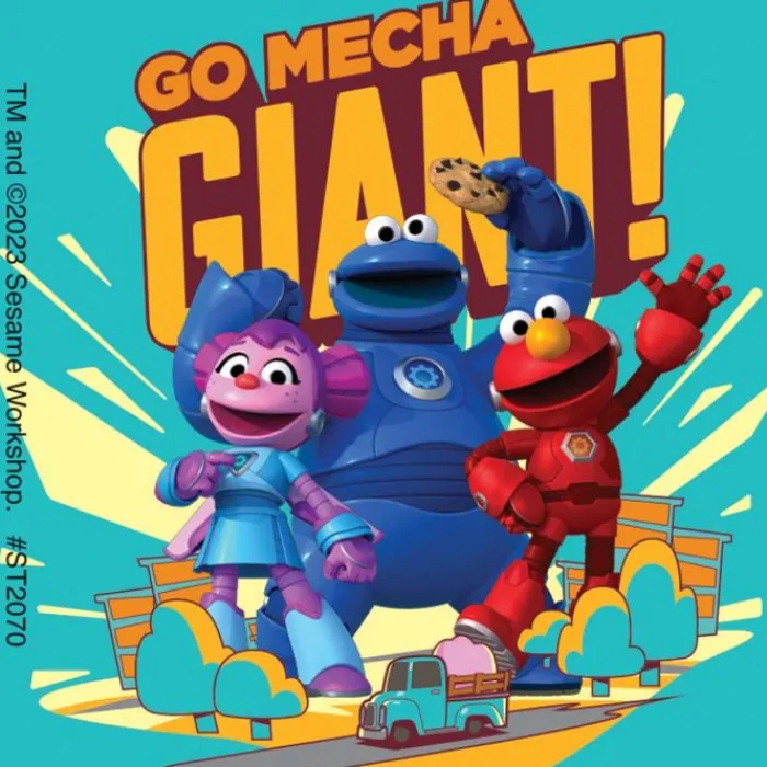 Character Stickers<SmileMakers Sesame Street Mecha Builders Stickers - Stickers from
