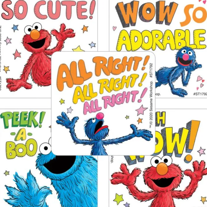 Character Stickers<SmileMakers Sesame Street Monsters Stickers - Stickers from