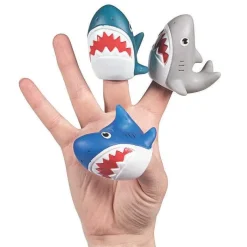 Toys<SmileMakers Shark Finger Puppets - Fun Toys from