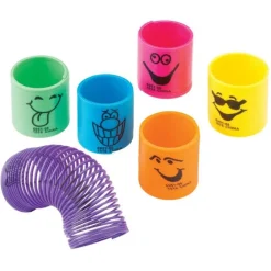 Individually Wrapped Toys | Fidget & Distraction Toys<SmileMakers Silly Smiley Springs - Toy Springs from