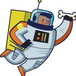 Wall Decals<SmileMakers Silly Space Boy Astronaut Wall Decal - Office Décor  from