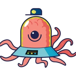 Wall Decals<SmileMakers Silly Space Creature Wall Decal - Office Décor  from