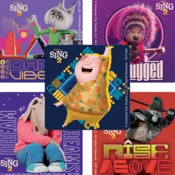 Character Stickers<SmileMakers Sing 2 Movie Stickers - Stickers from