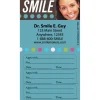 Appointment Cards<SmileMakers Smile Dots Three Sticker Appointment Cards - Dental Appointment Cards from