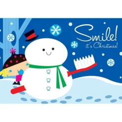 Christmas<SmileMakers Smile It's Christmas Greeting Cards - Dental Greeting Cards from