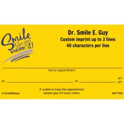 Appointment Cards<SmileMakers Smile Like You Mean It Appointment Cards - Appointment Cards - from