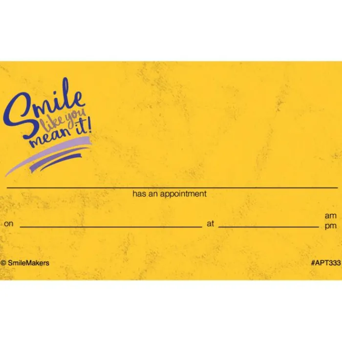 Appointment Cards<SmileMakers Smile Like You Mean It Appointment Cards - Appointment Cards - from