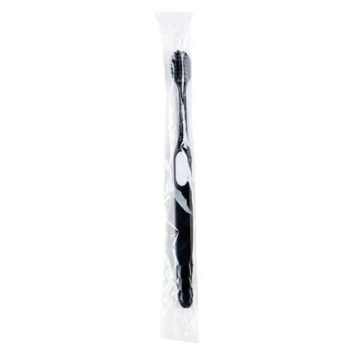 Toothbrushes | Dental Practice Essentials<SmileMakers SmileCare™ Adult Black & White Toothbrushes - Toothbrushes from