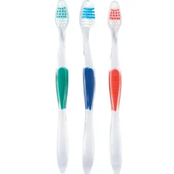 Toothbrushes | Dental Practice Essentials<SmileCare ™ Adult Clear Grip Toothbrushes - Toothbrushes from SmileMakers