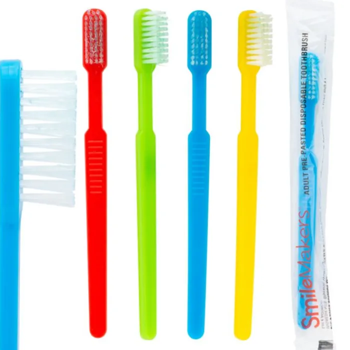 Toothbrushes | Dental Practice Essentials<SmileCare ™ Adult Pre-Pasted Disposable Toothbrushes - Toothbrushes from SmileMakers