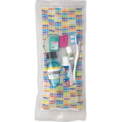Dental Kits | Dental Practice Essentials<SmileMakers SmileCare™ Adult Smile! Preference with Listerine Zippered Bag Dental Kits - Dental Kits from