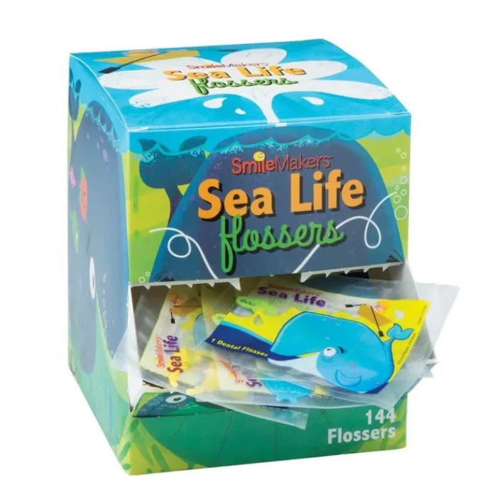 Toothpaste, Floss & Mouthwash | Dental Practice Essentials<SmileCare ™ Sea Life Flossers - Dental Floss from SmileMakers