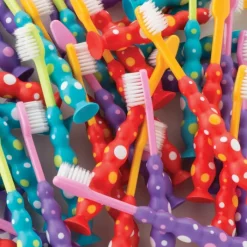 Toothbrushes | Dental Practice Essentials<SmileCare ™ Toddler Bubble Grip Toothbrushes - Bulk - Toothbrushes from SmileMakers
