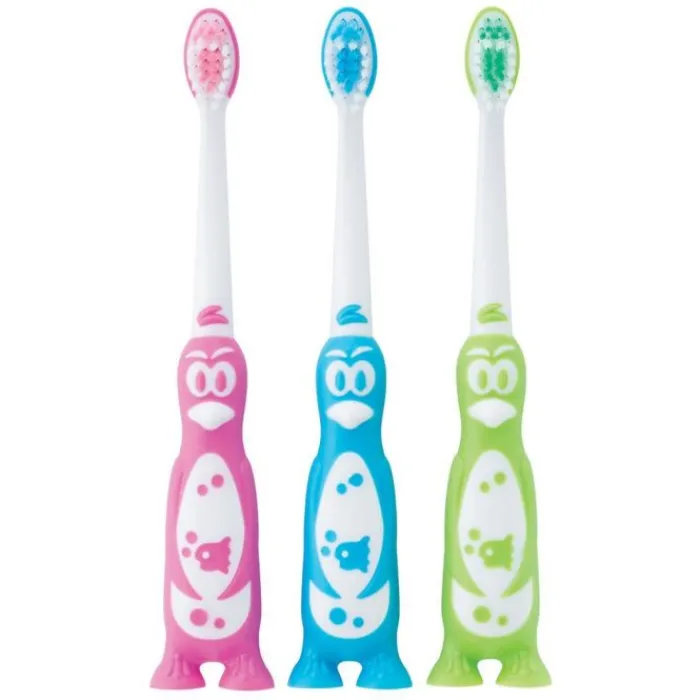Toothbrushes | Dental Practice Essentials<SmileCare ™ Toddler Penguin Toothbrushes - Toothbrushes from SmileMakers