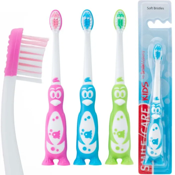 Toothbrushes | Dental Practice Essentials<SmileCare ™ Toddler Penguin Toothbrushes - Toothbrushes from SmileMakers