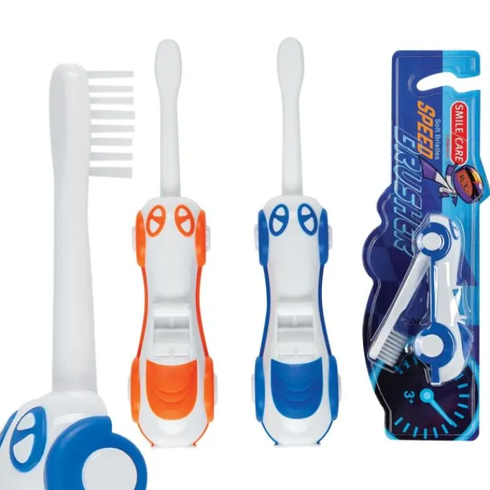 Toothbrushes | Dental Practice Essentials<SmileMakers SmileCare Youth Car Toothbrushes - Toothbrushes from