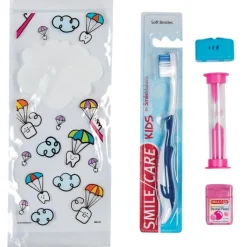 Ready-to-go Dental Kits | Dental Kits<SmileCare ™ Youth Dental Paratrooper Basic Zippered Bag Dental Kits - Dental Kits From SmileMakers